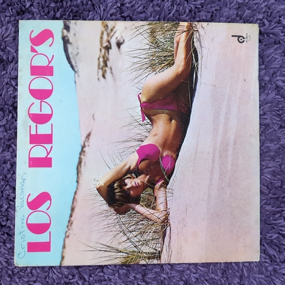 Vintage Latin Los Regor's Vinyl Record Great Cover for Framing Rare